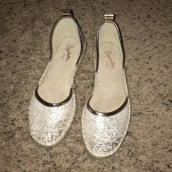 Seychelles Los Angeles Anthropologie gold metallic size 7 - Picture 6 of 15